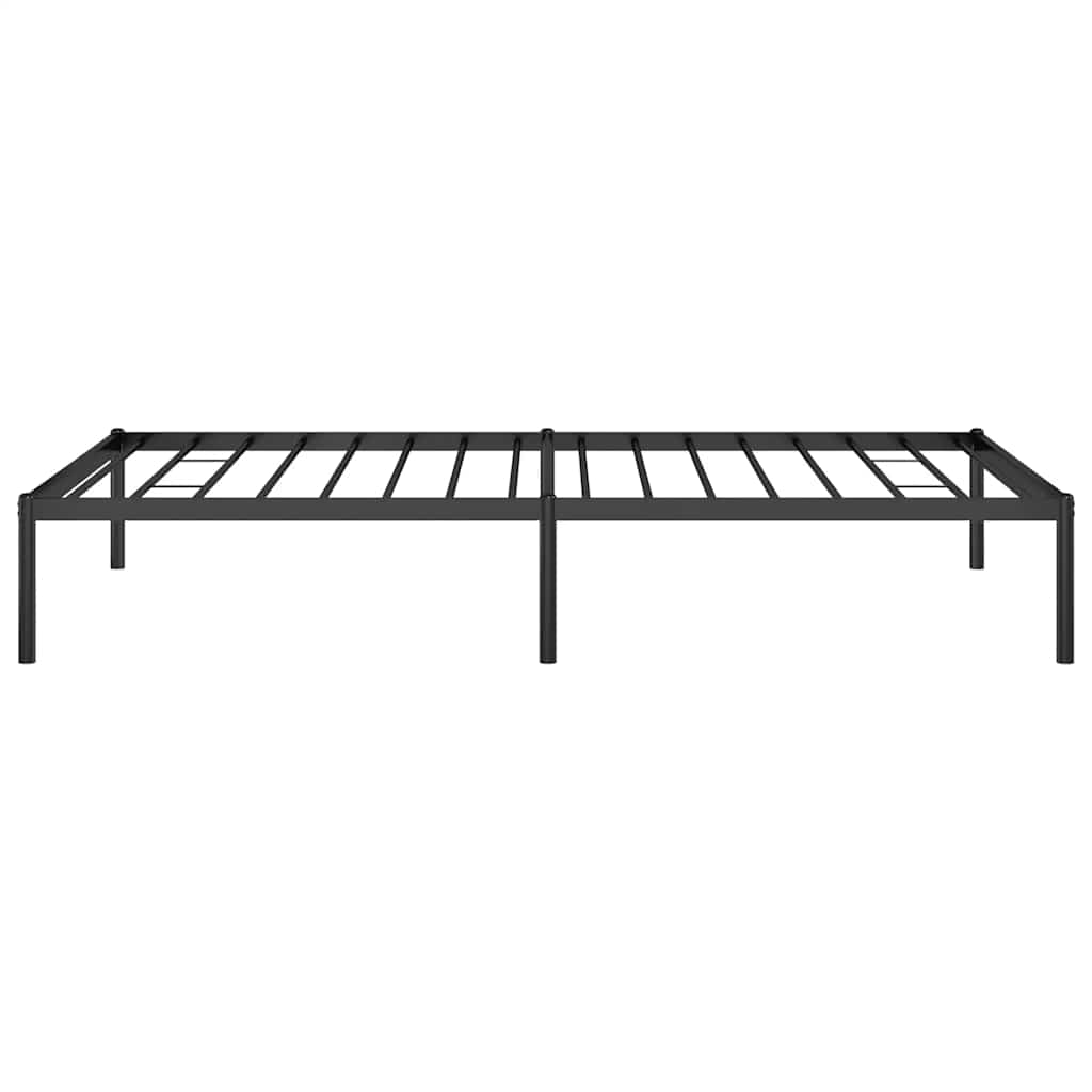 Bettgestell Metall Schwarz 75x190 cm