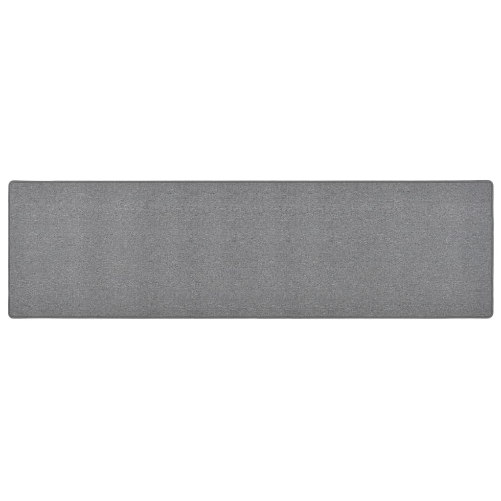 Teppichläufer Anthrazit 80 x 500 cm 100% Polypropylen