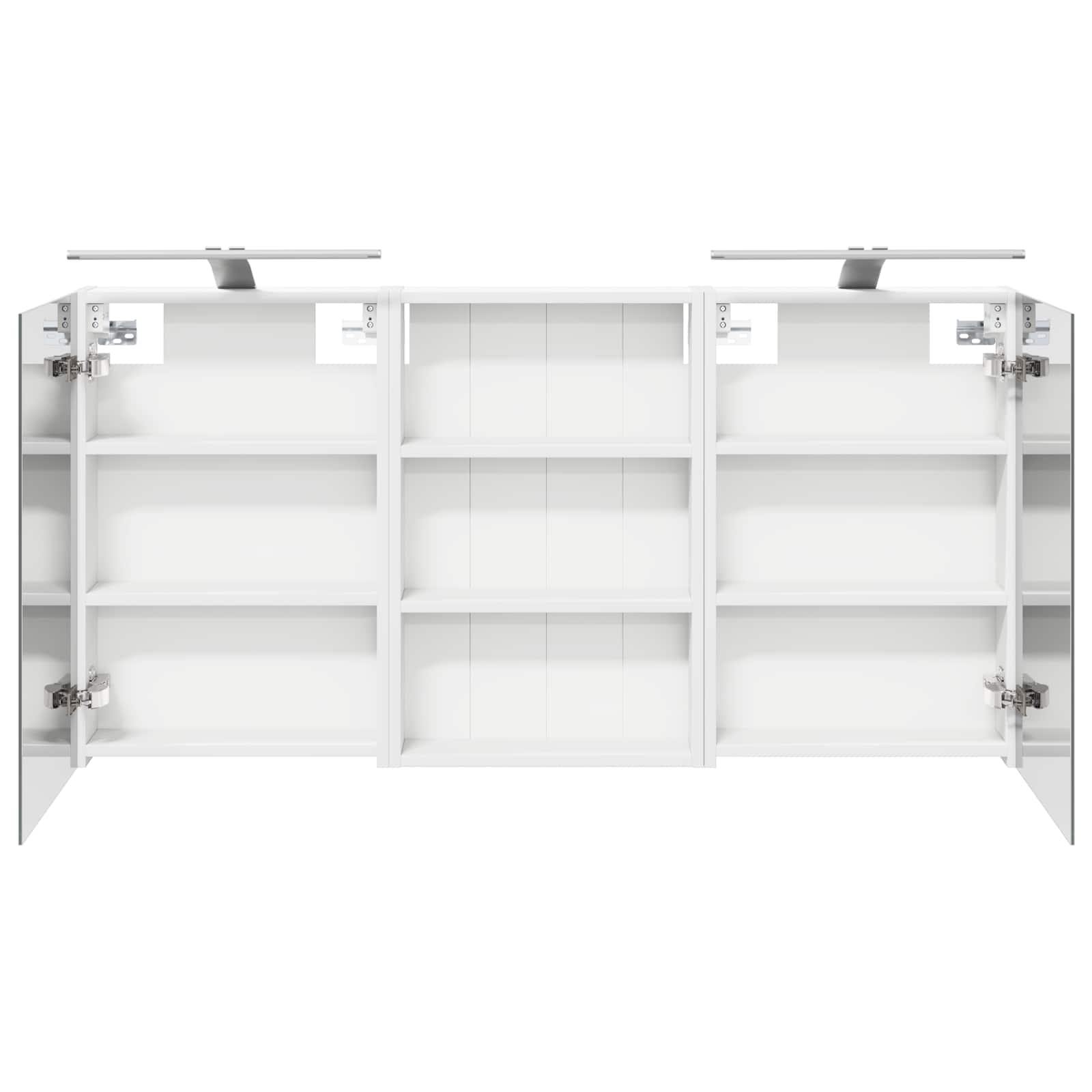 Badezimmerschrank-Set 3 pcs 80 x 10,5 x 50 cm Holzwerkstoff