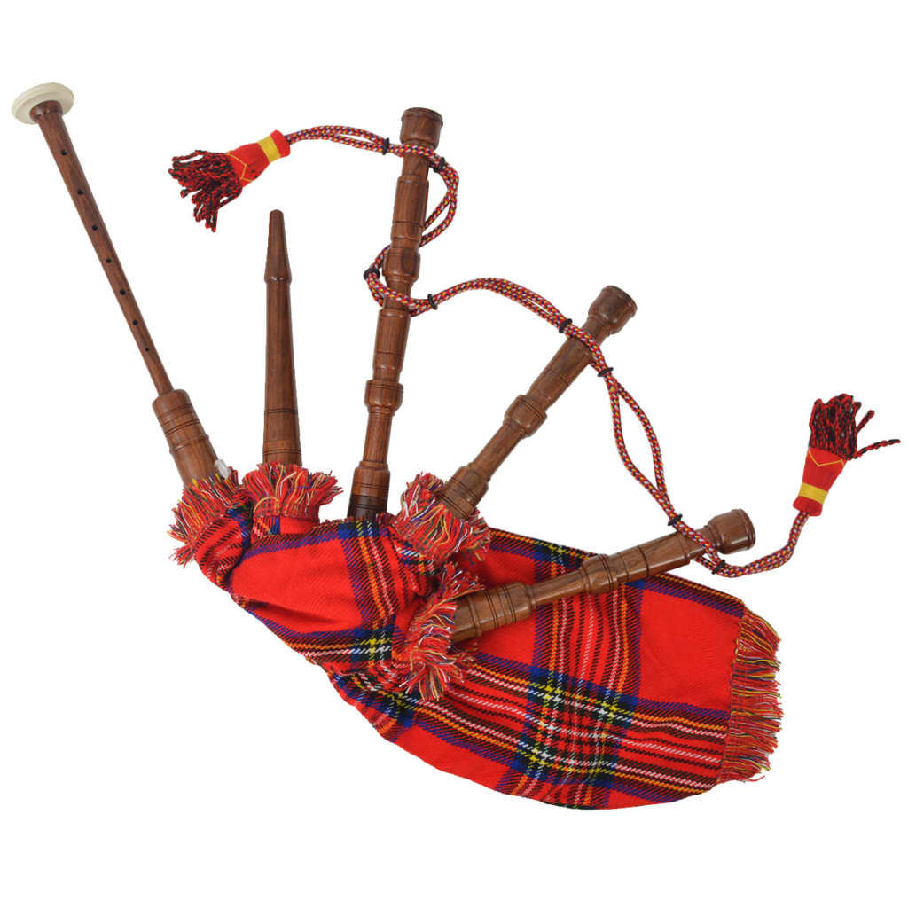 Schottischer Kinder-Dudelsack Great Highland Grüner Black Watch Tartan