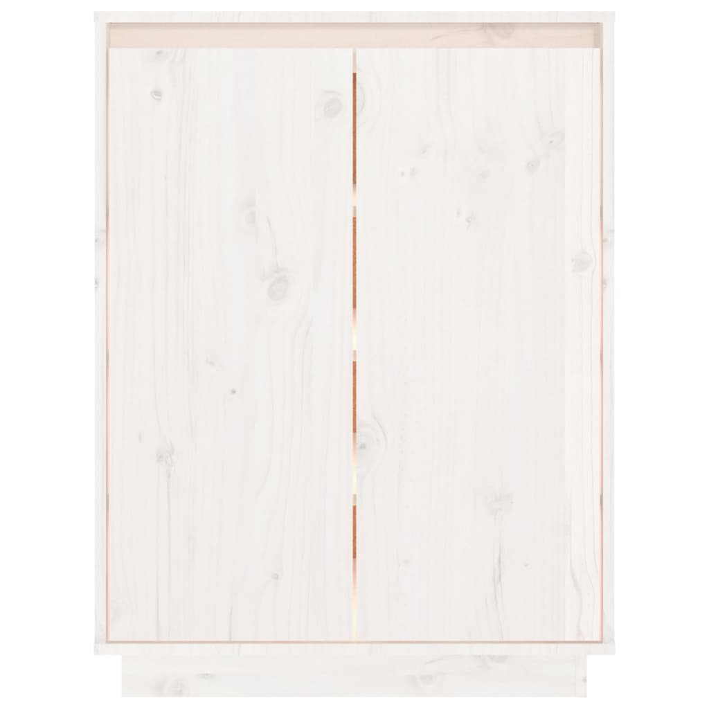 Schuhschrank 60x35x80 cm Massivholz Kiefer
