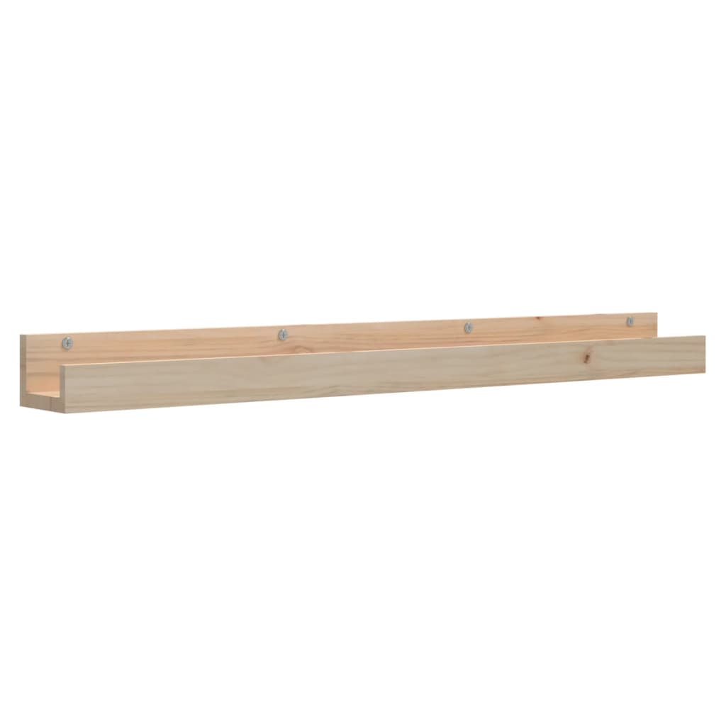 Wandregale 2 Stk. 50x12x9 cm Massivholz Kiefer