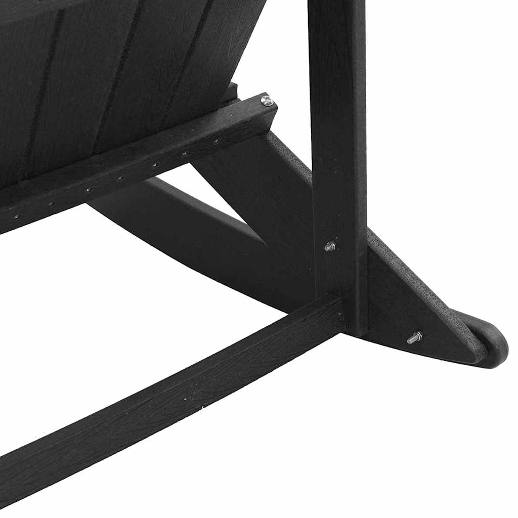 Adirondack-Schaukelstuhl Weiß 92 x 73,5 x 92 cm HDPE