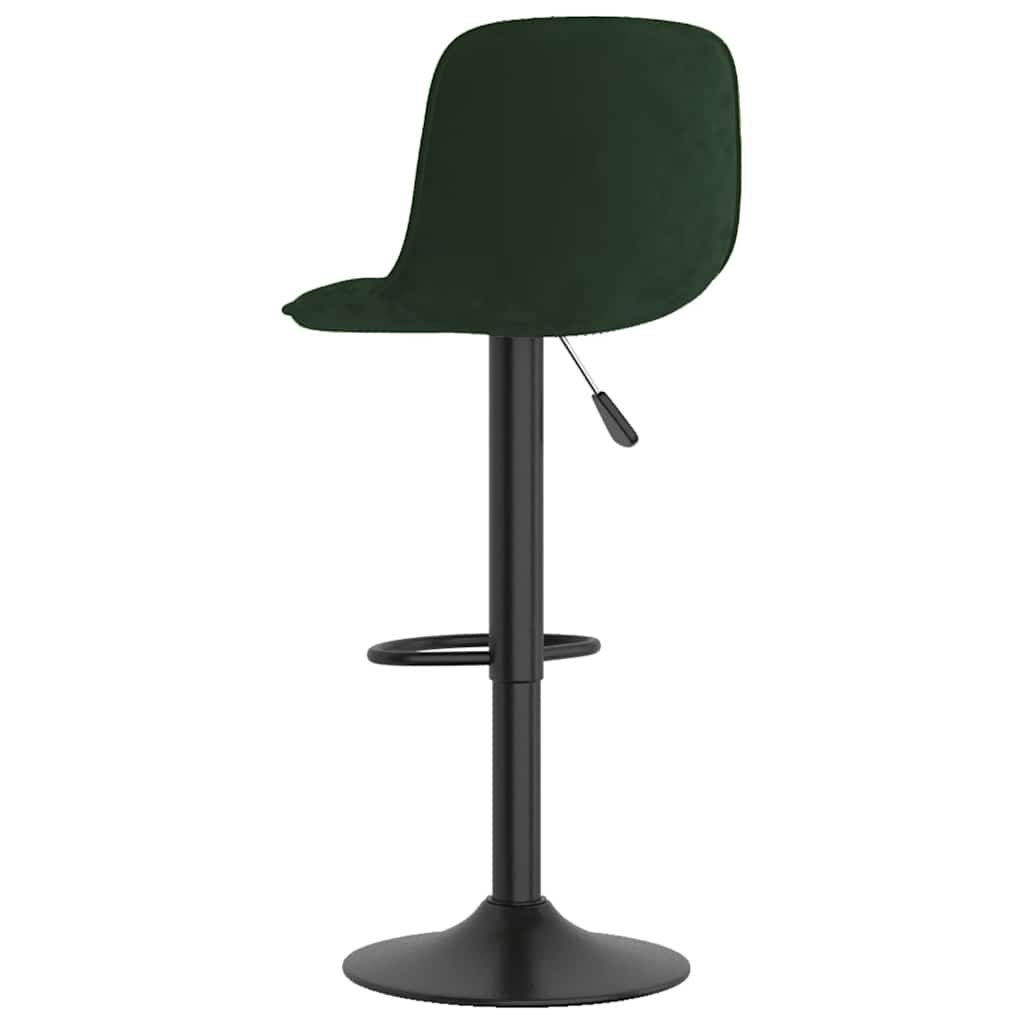 Barhocker 2 Stk. Hellgrün Samt