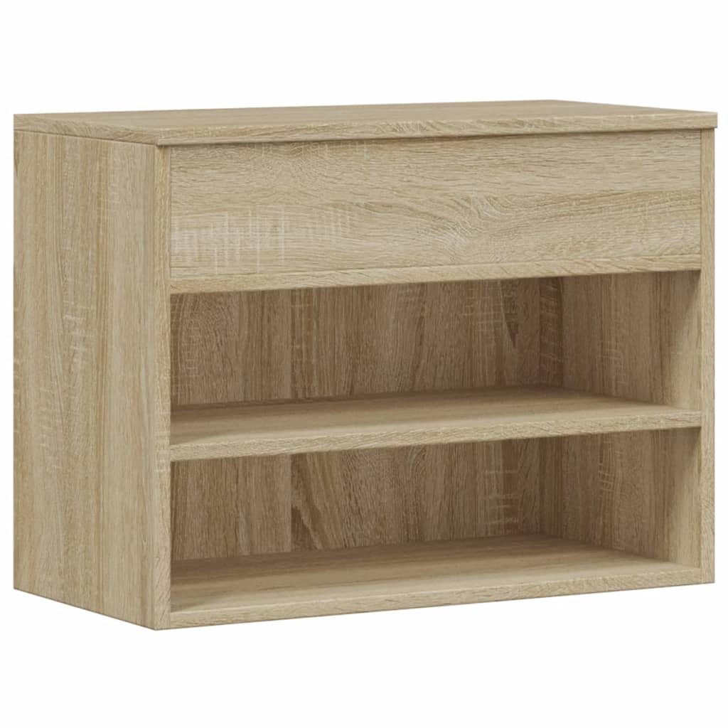 Schuhbank Weiß 60x30x45 cm Holzwerkstoff