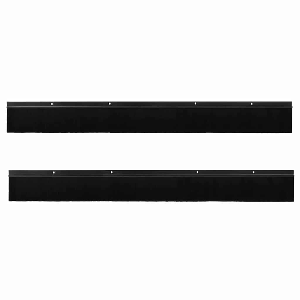 Aufsteck Türbürstendichtungen 2 pcs Braun 100 cm