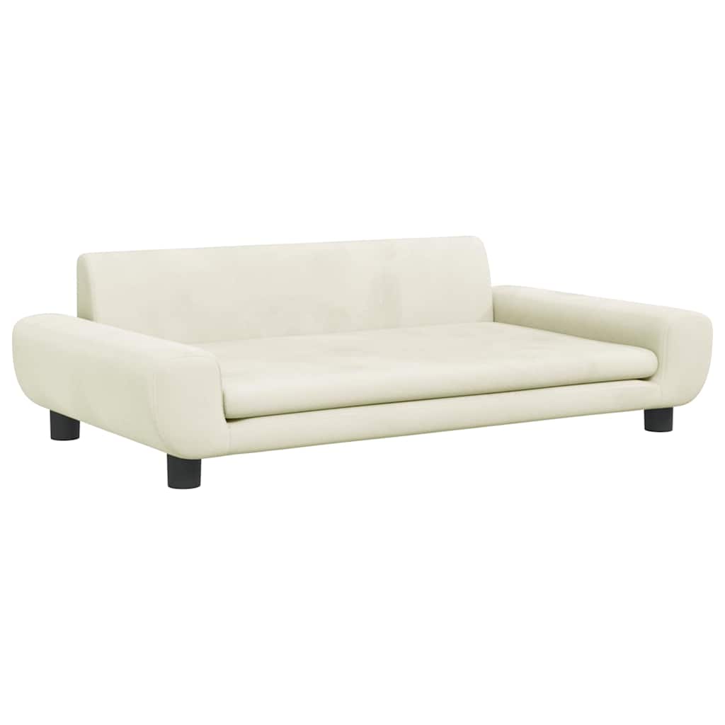 Hundebett Blau 100x54x33 cm Samt