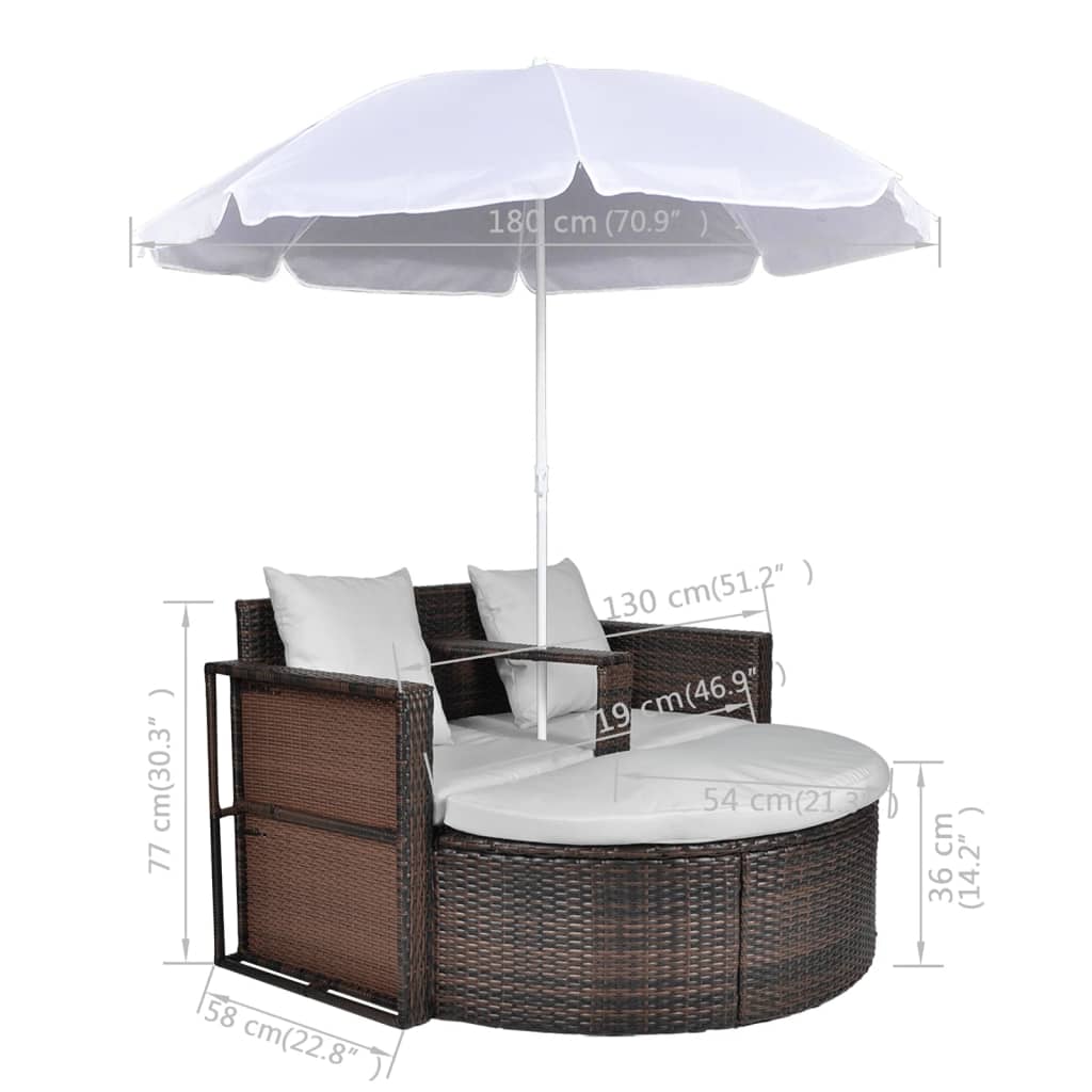 Garten-Sofa mit Kissen 8 pcs Beige und Hellgrau Poly-Rattan
