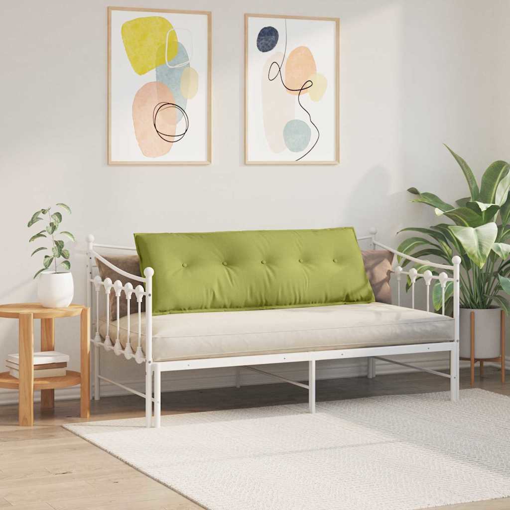 Rückenkissen Hellgrau 50 x 19 x 45 cm Stoff