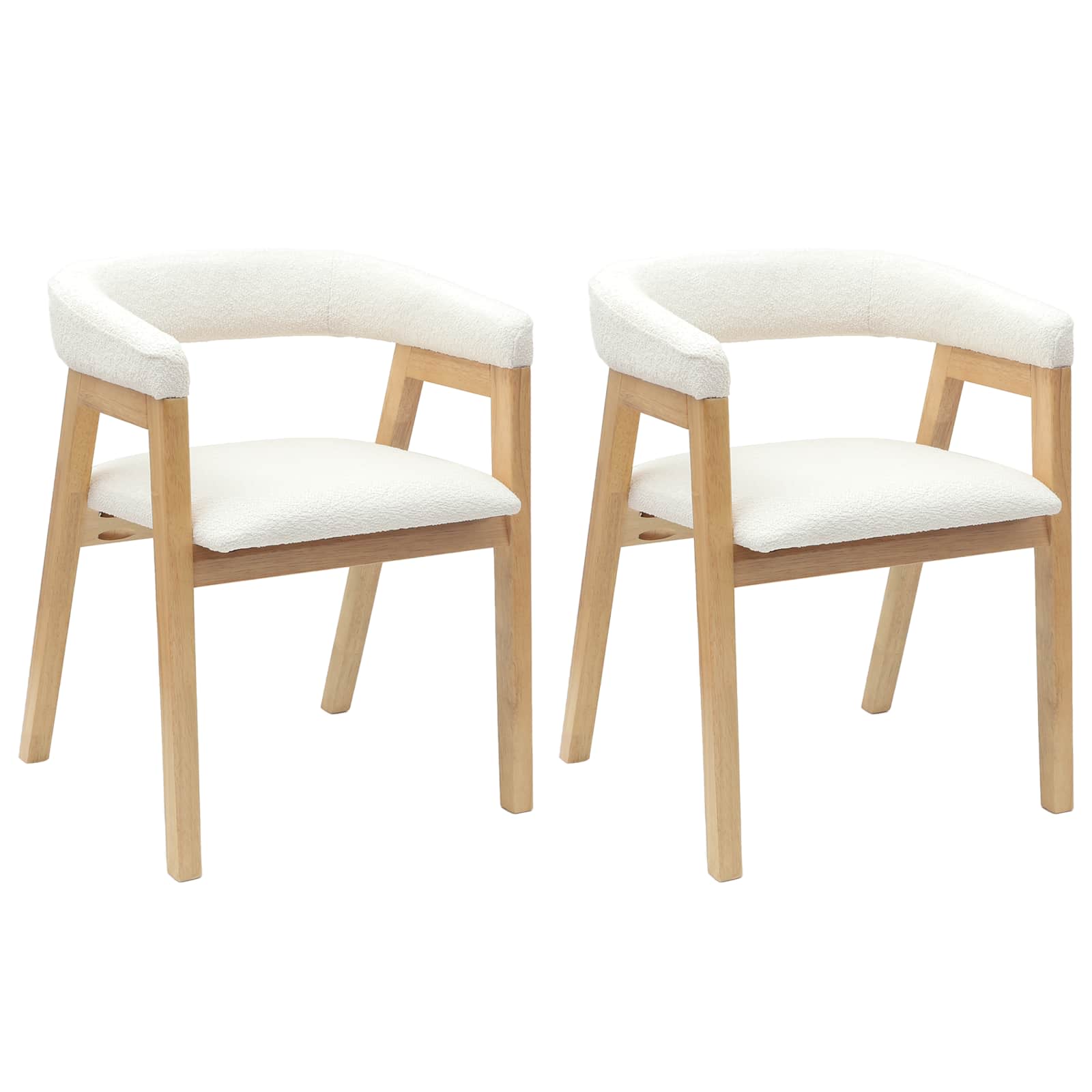 Esszimmerstühle 2 pcs Hellbraun 54 x 57 x 73 cm