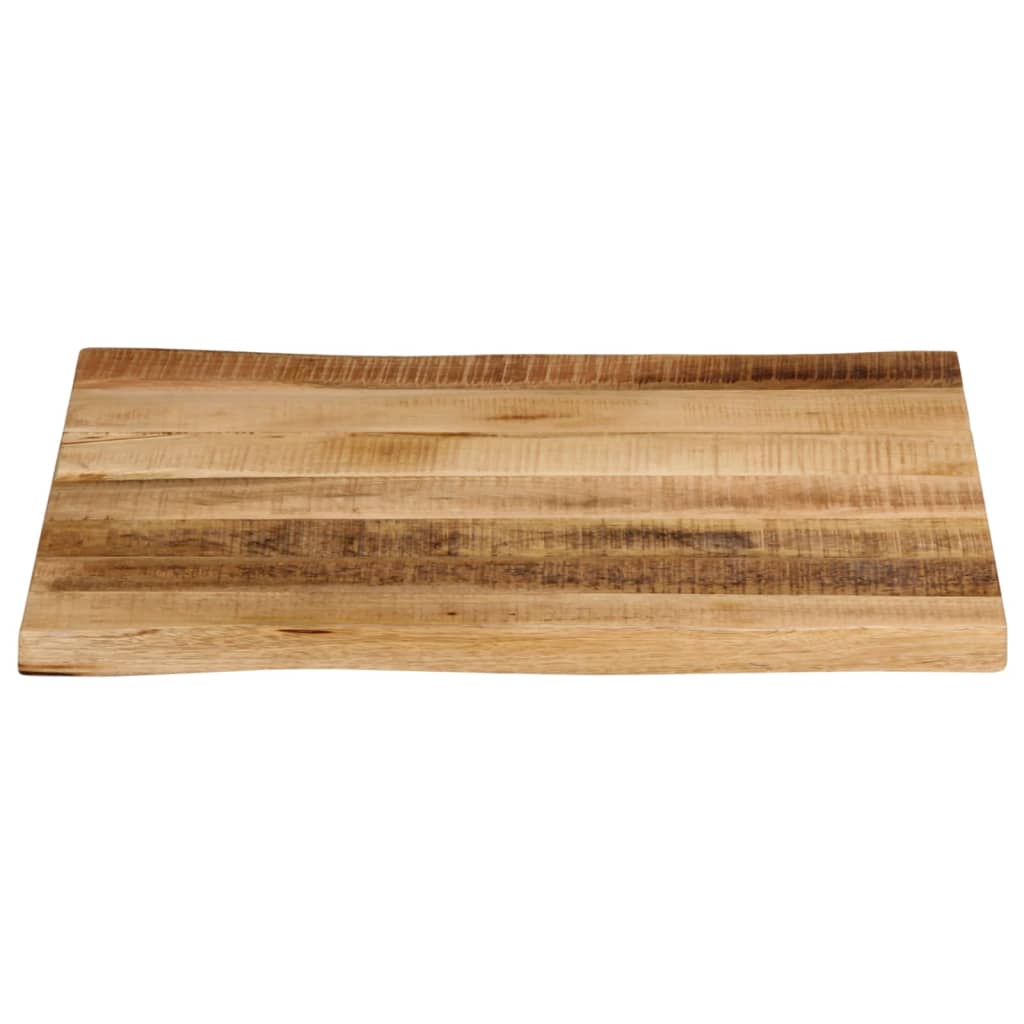 Tischplatte 40x40x2,5 cm Rechteckig Massivholz Akazie Baumkante