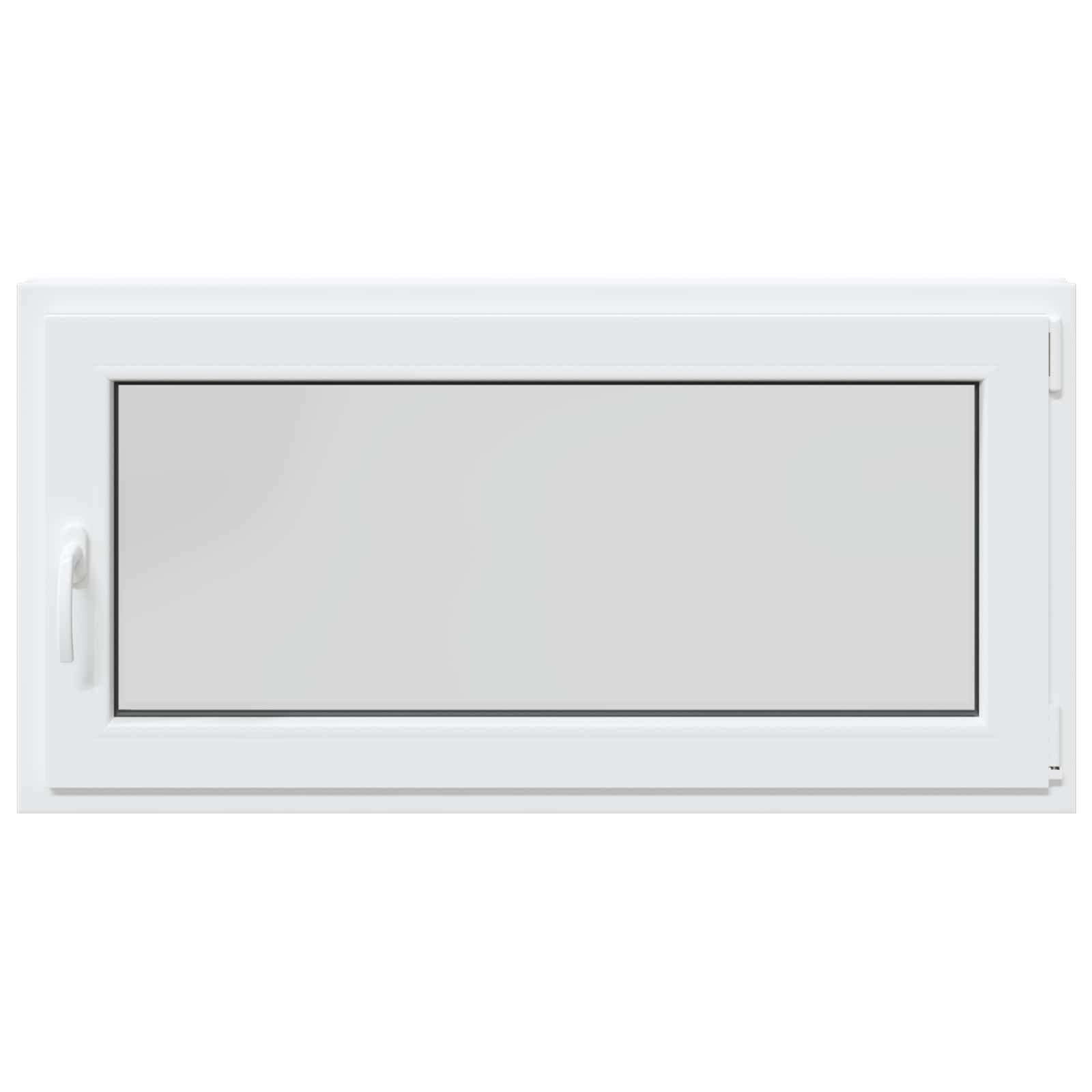Kellerfenster RISOR 50 x 50 cm PVC und Glas Weiß