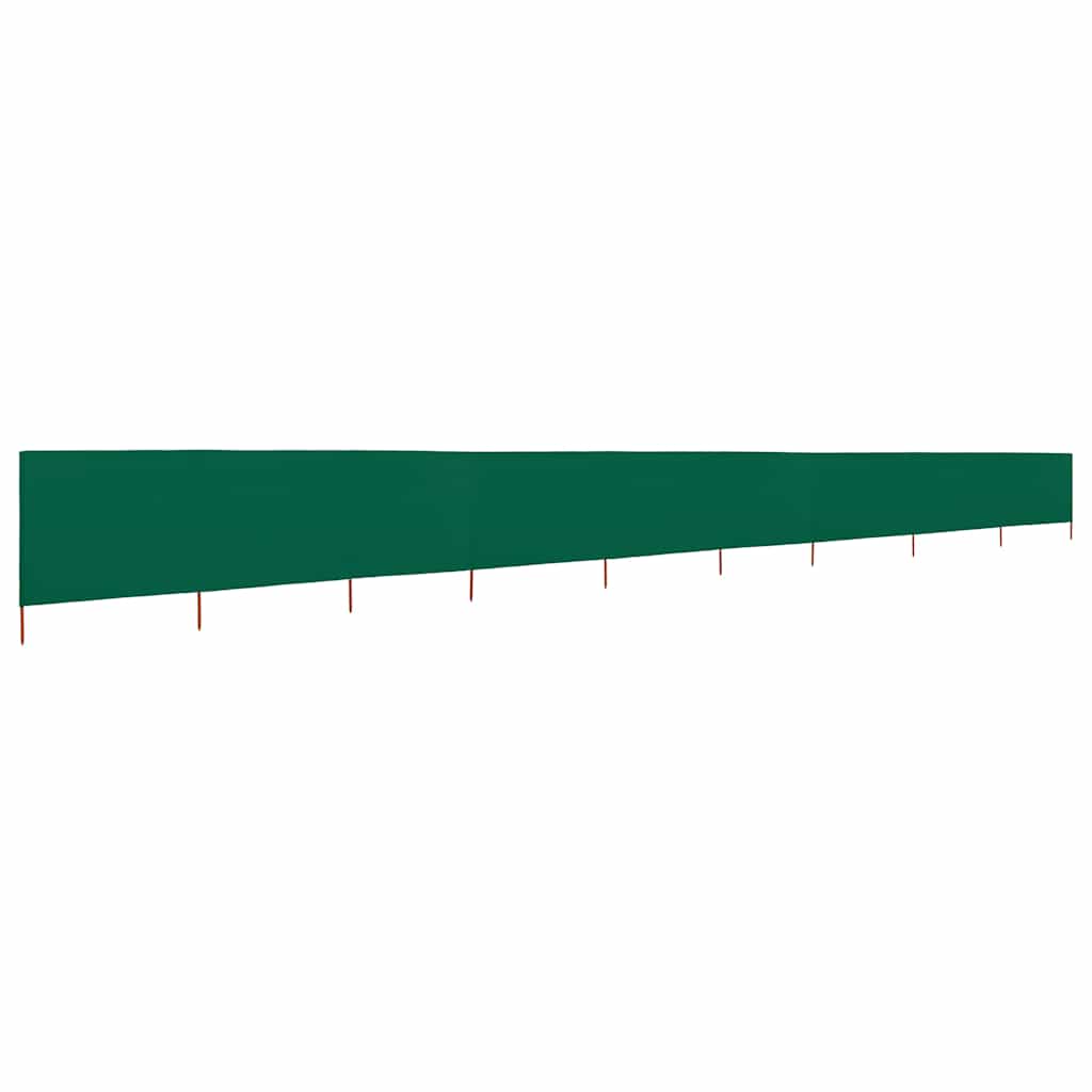 3-teiliges Windschutzgewebe 400 x 120 cm Weiß