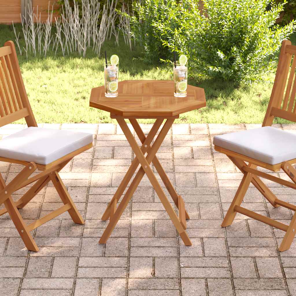 Tischplatte Massivholz Teak Rund 2,5 cm 40 cm