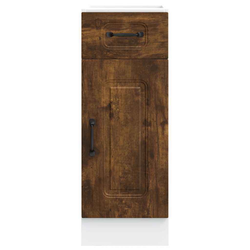 Herdumbauschränke 2 Stk. Kalmar Weiß Holzwerkstoff