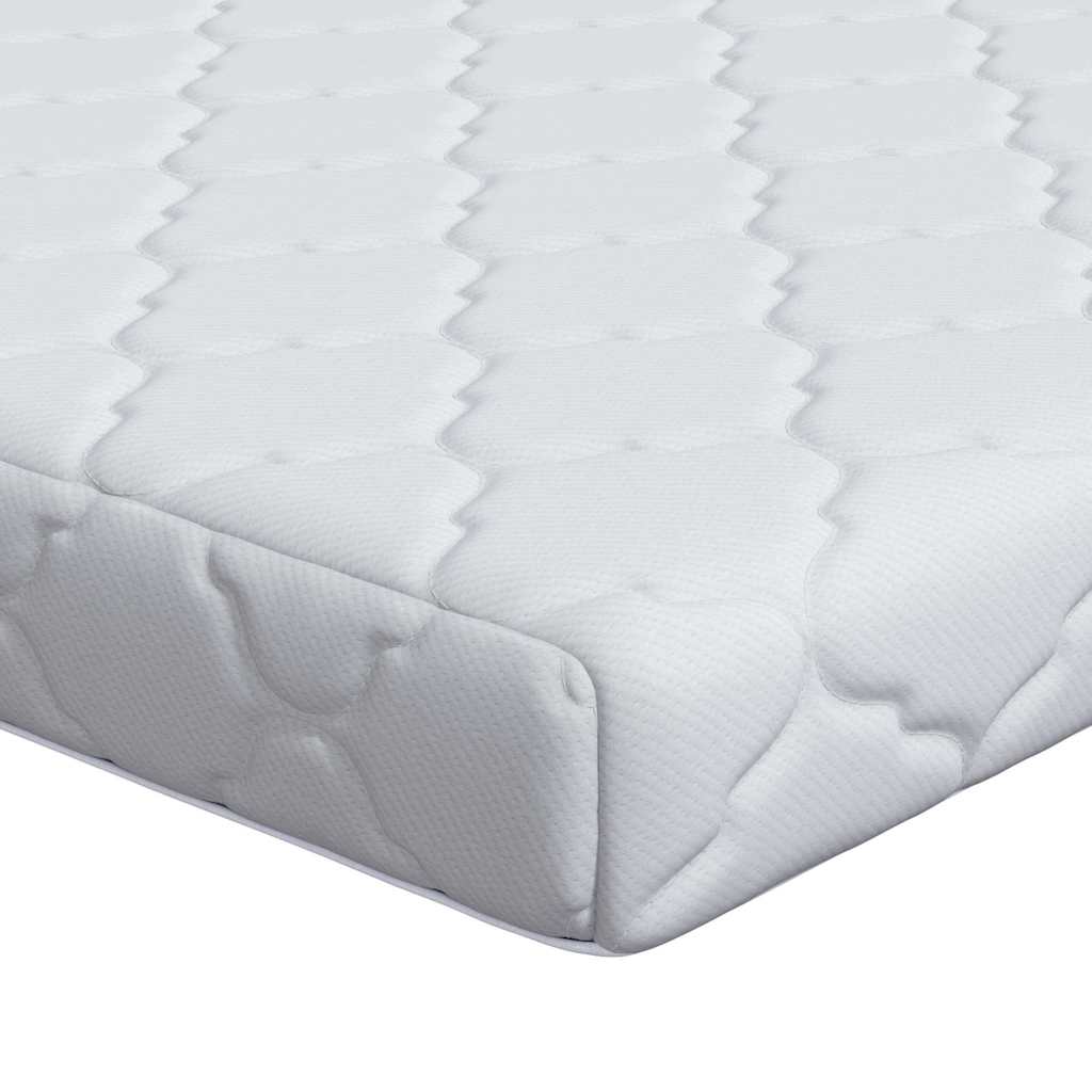 Matratze Weiß 60 x 120 cm Jacquard-Stoff