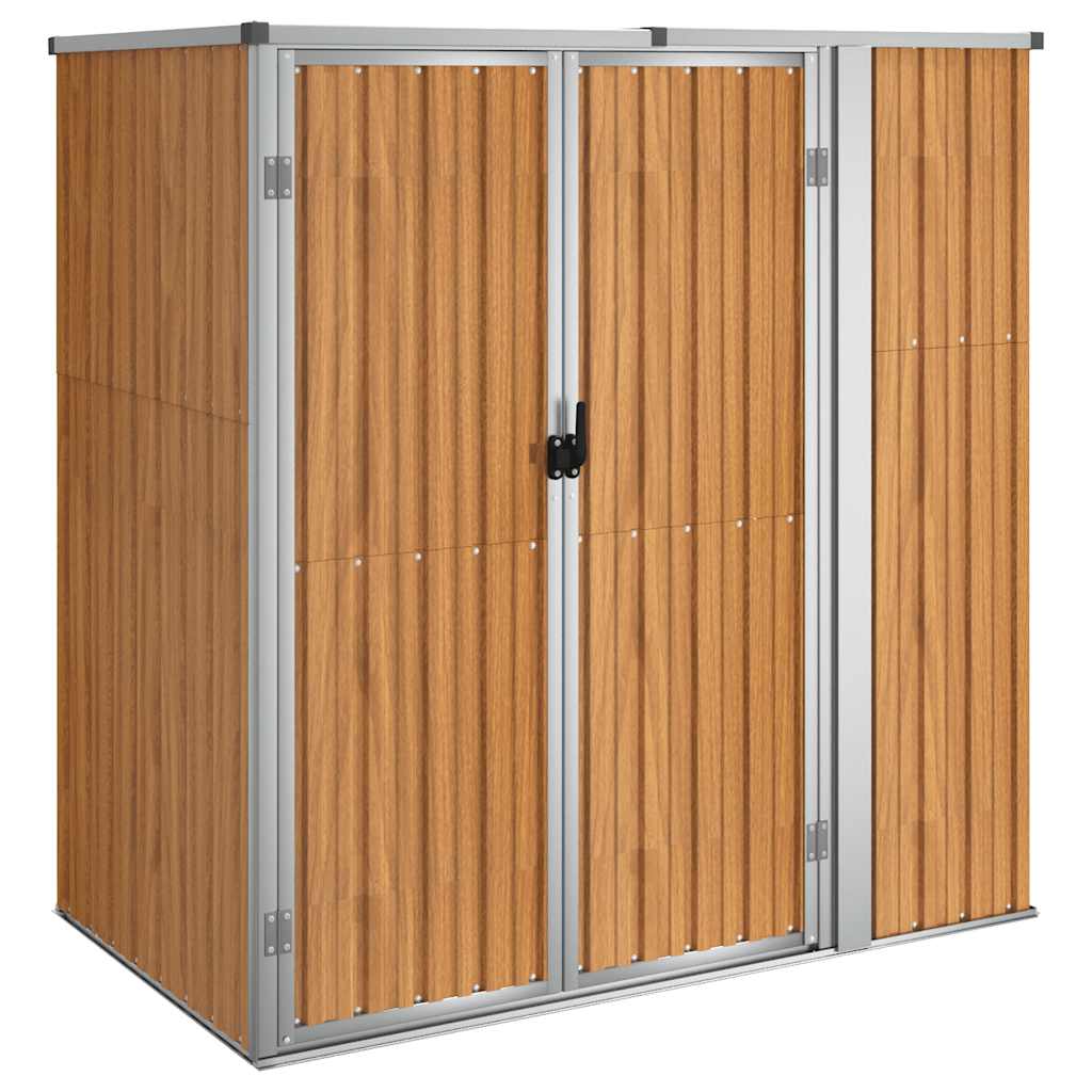 Gerätehaus Grün 88x89x161 cm Verzinkter Stahl