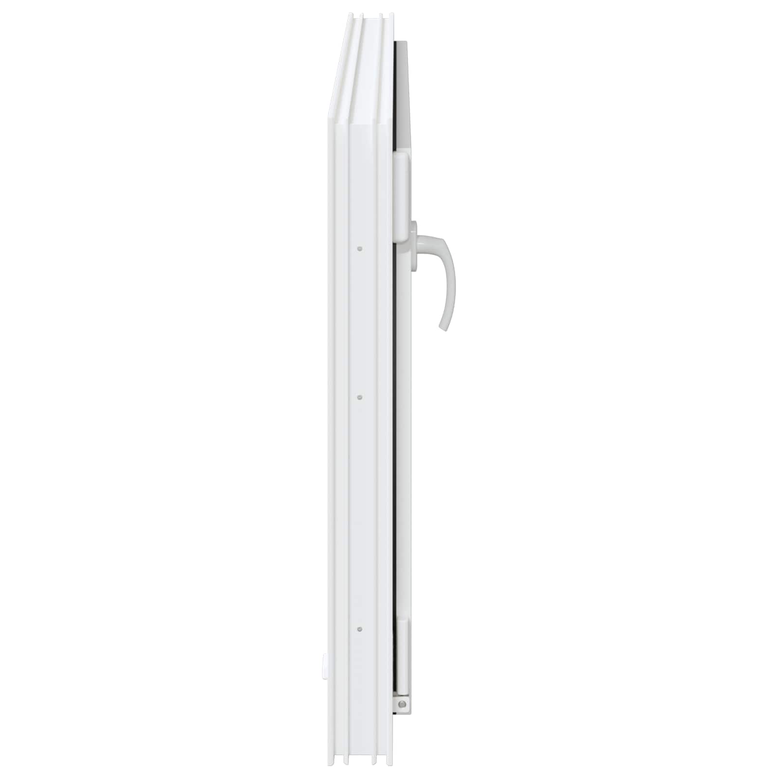 Kellerfenster RISOR 50 x 50 cm PVC und Glas Weiß