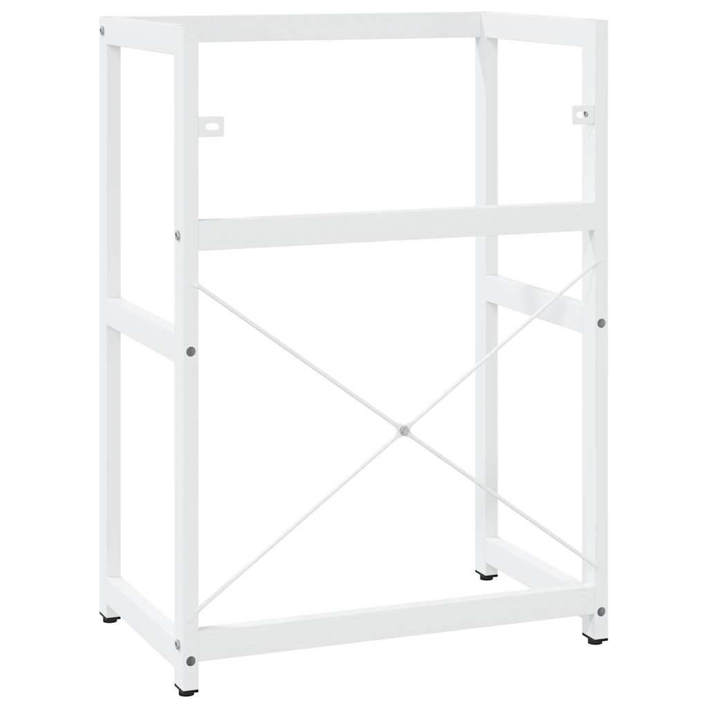 Badezimmer Waschtischgestell Weiß 40x38x83 cm Eisen