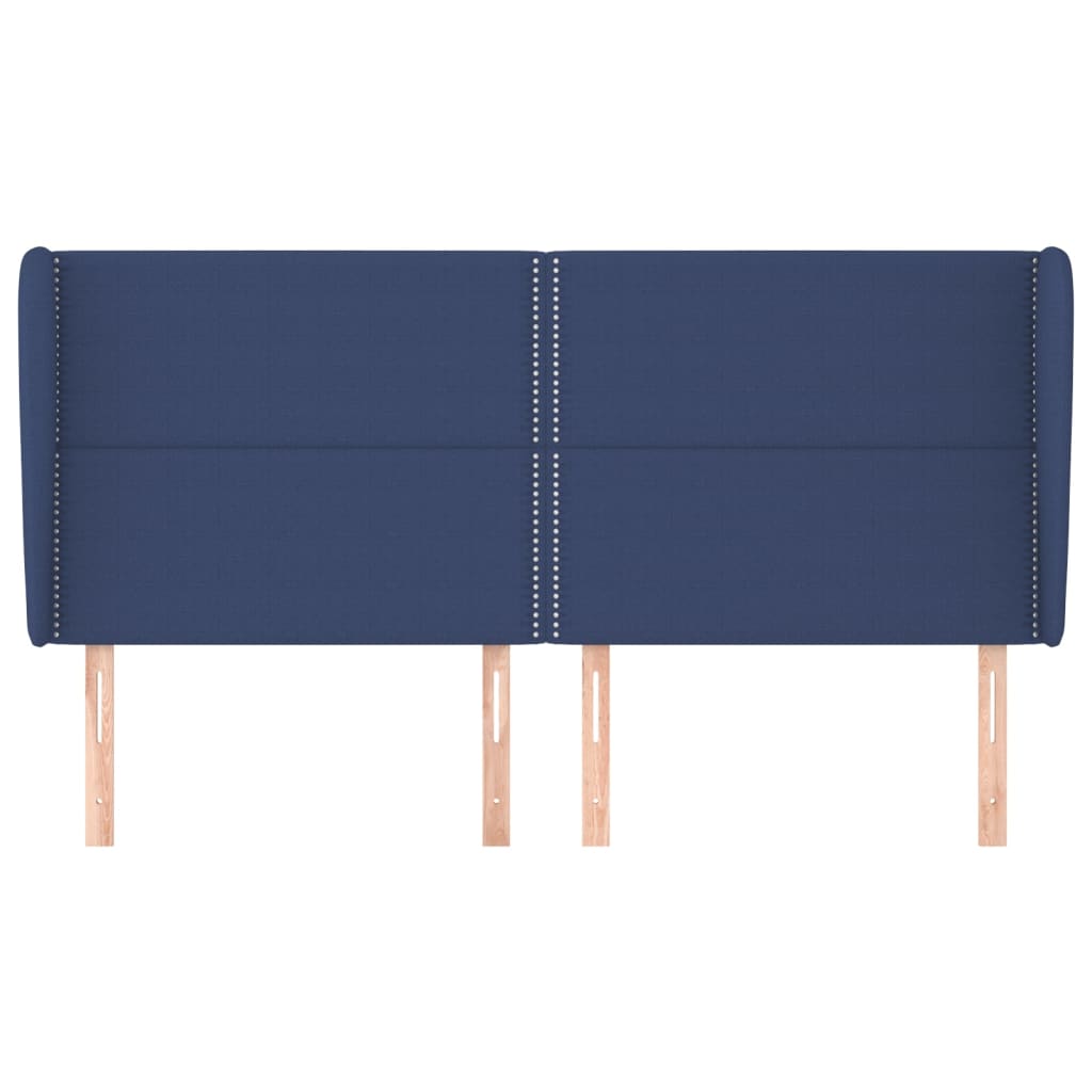 Kopfteil mit Ohren Dunkelgrau 83x23x78/88 cm Stoff