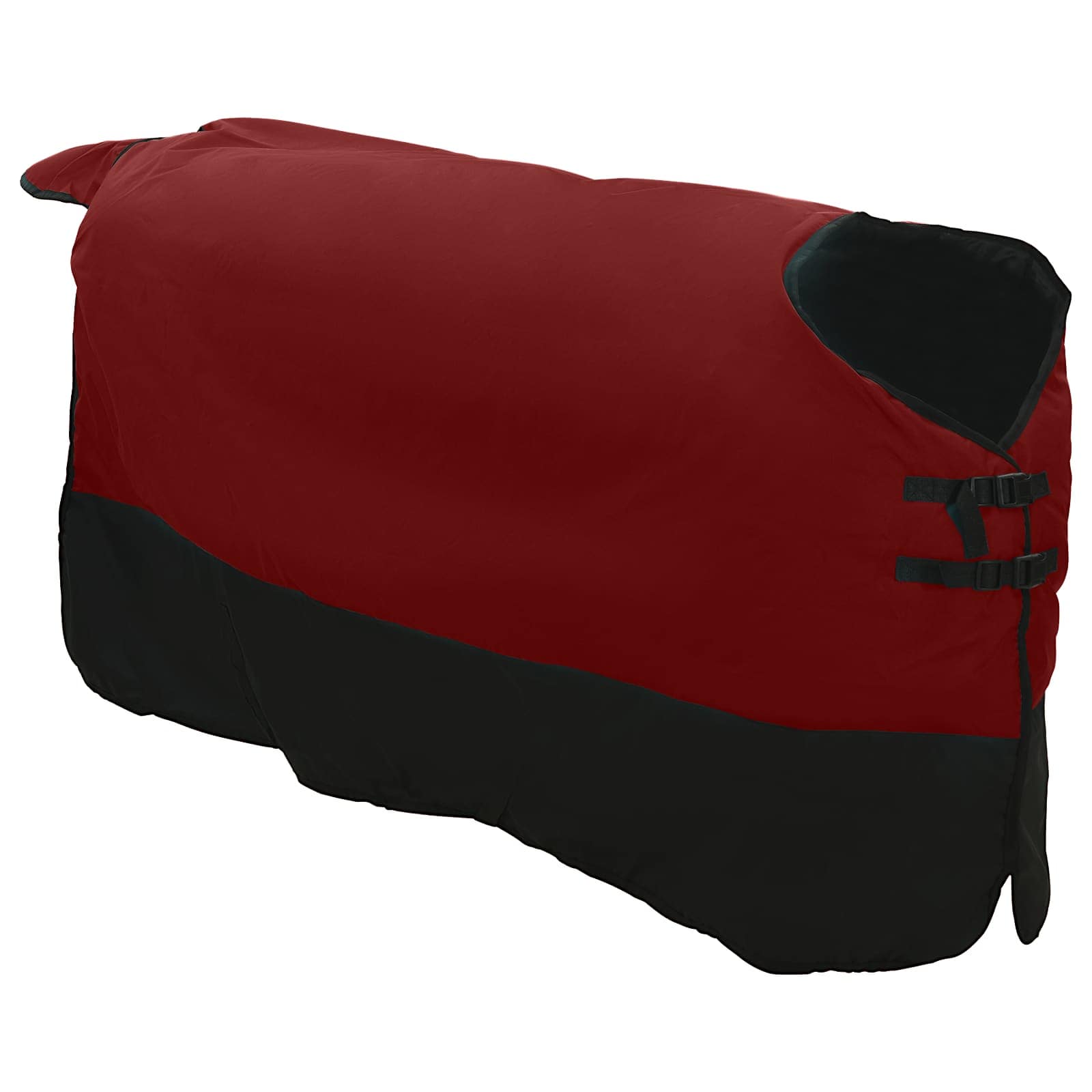 Pferdedecke Dunkelgrün und Schwarz 75 cm Polyester