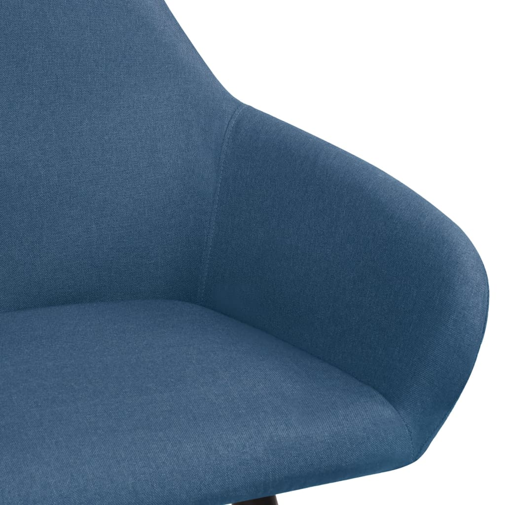 Esszimmerstühle 4 Stk. Blau Stoff