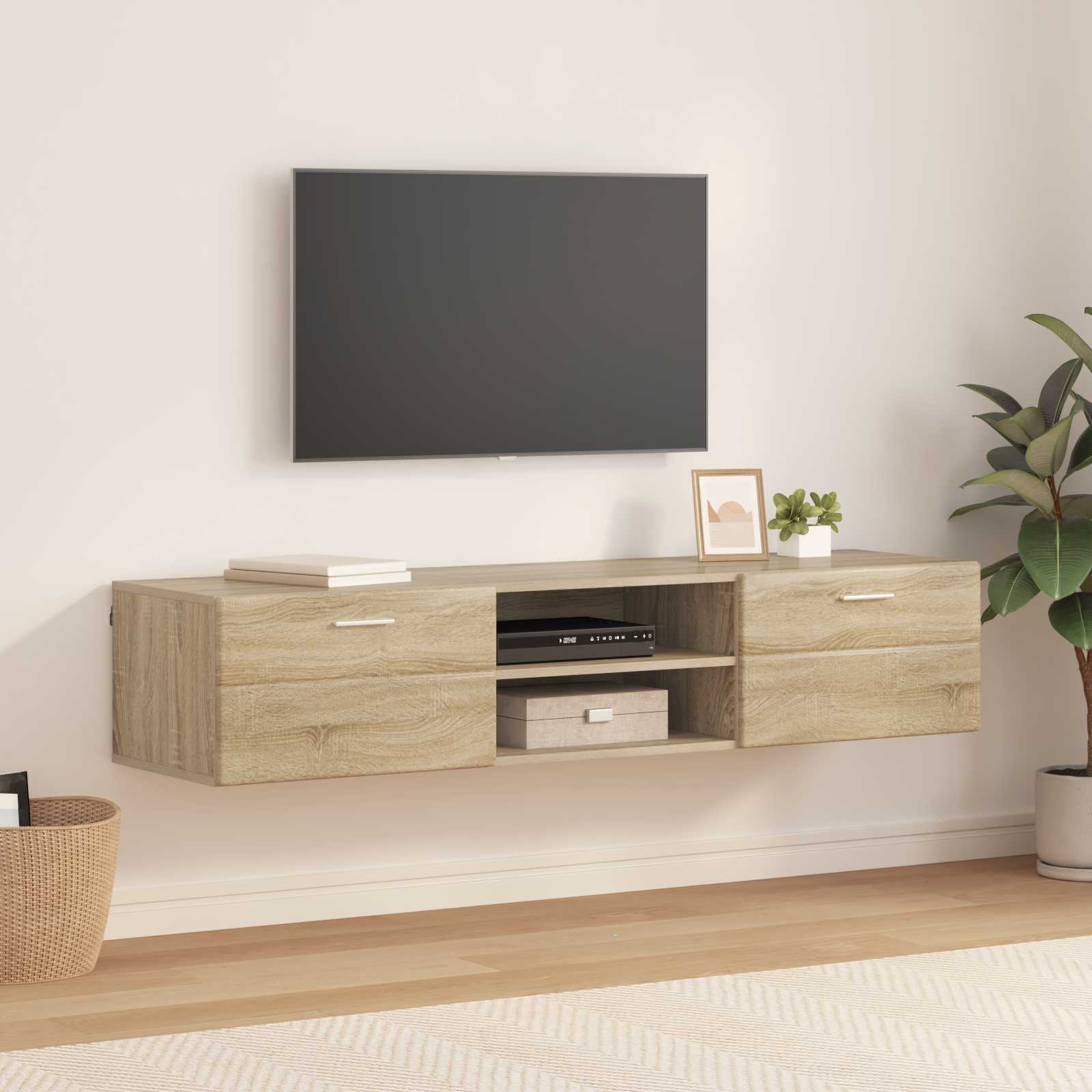 Highboard mit Regal FLORIN Weiß 60 x 35 x 182 cm Holzwerkstoff