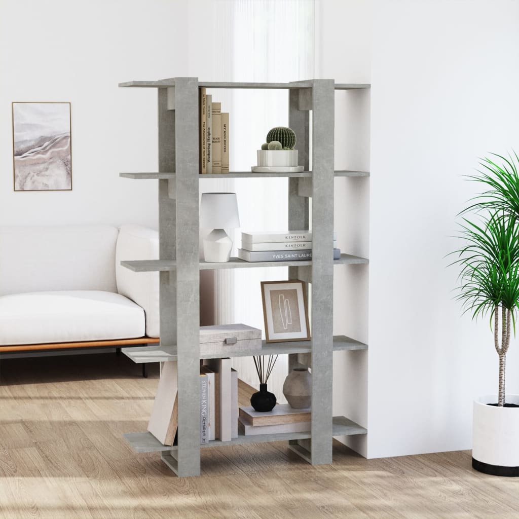 Bücherregal/Raumteiler Weiß 100×30×160 cm