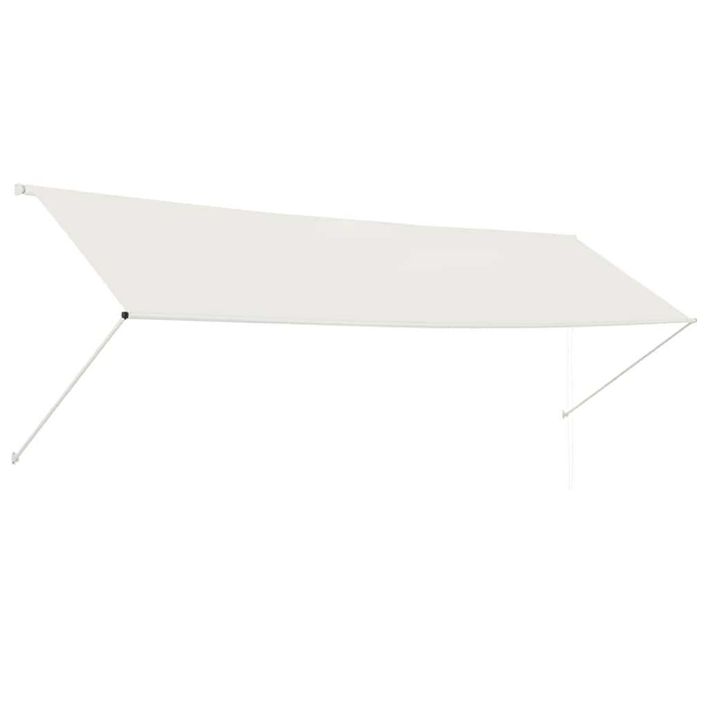 Einziehbare Markise 150×150 cm Blau und Weiß