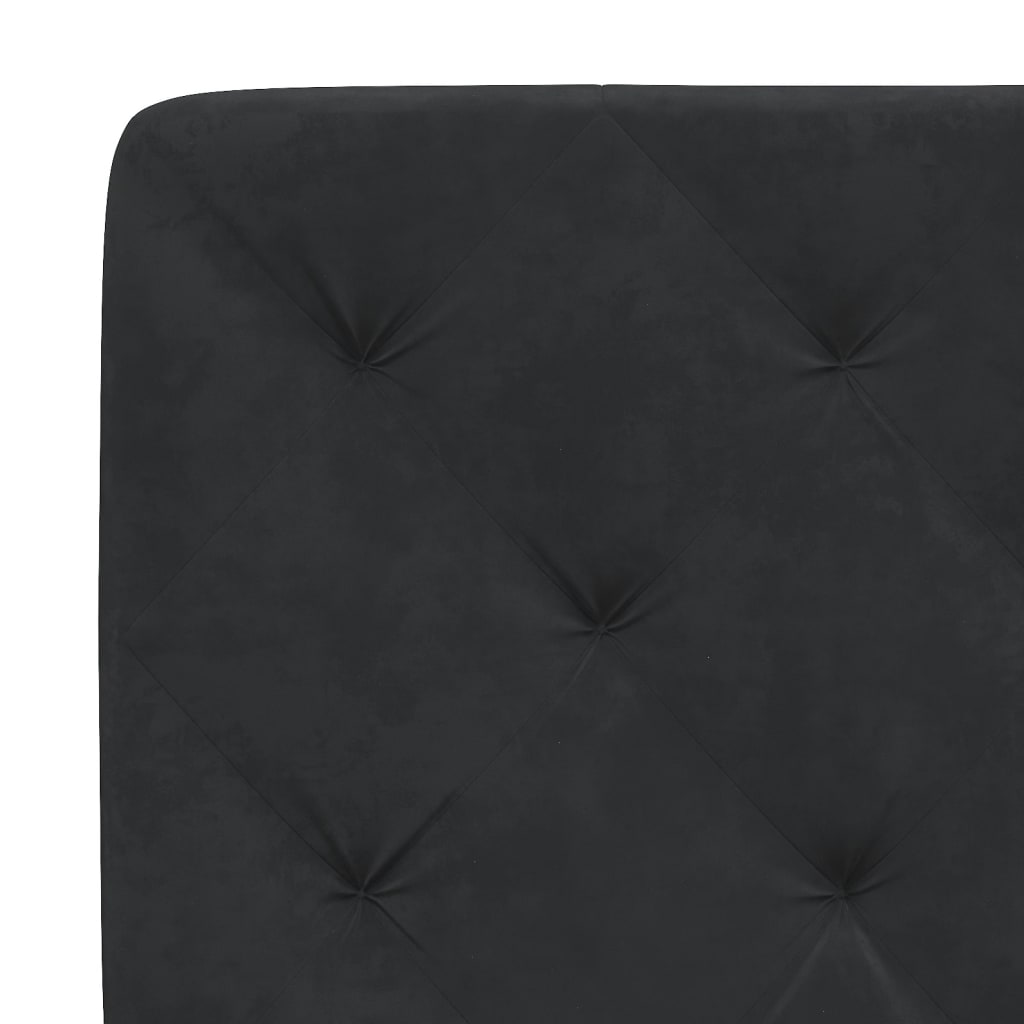 Bett mit Matratze Hellgrau 80x200 cm Samt