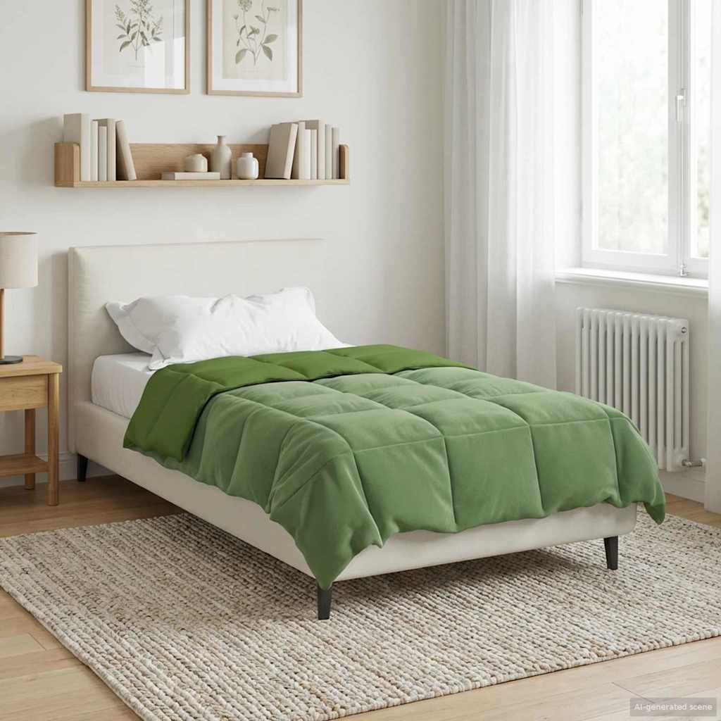 Winterbettdecke Gepolstert Anthrazit 240 x 260 cm Mikrofaser