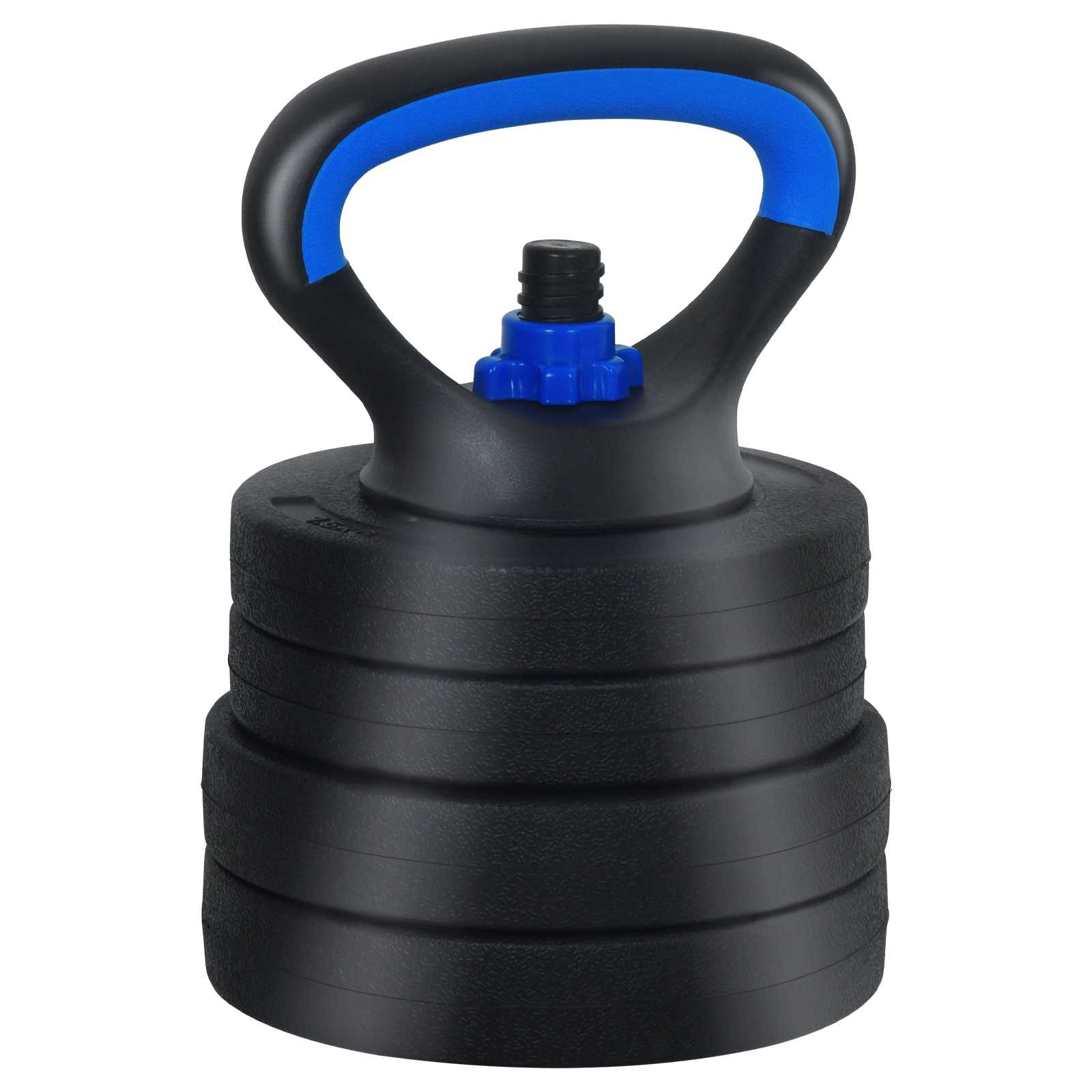 2-in-1 Hantelset 30kg Schwarz und Rot Zement und Eisensand