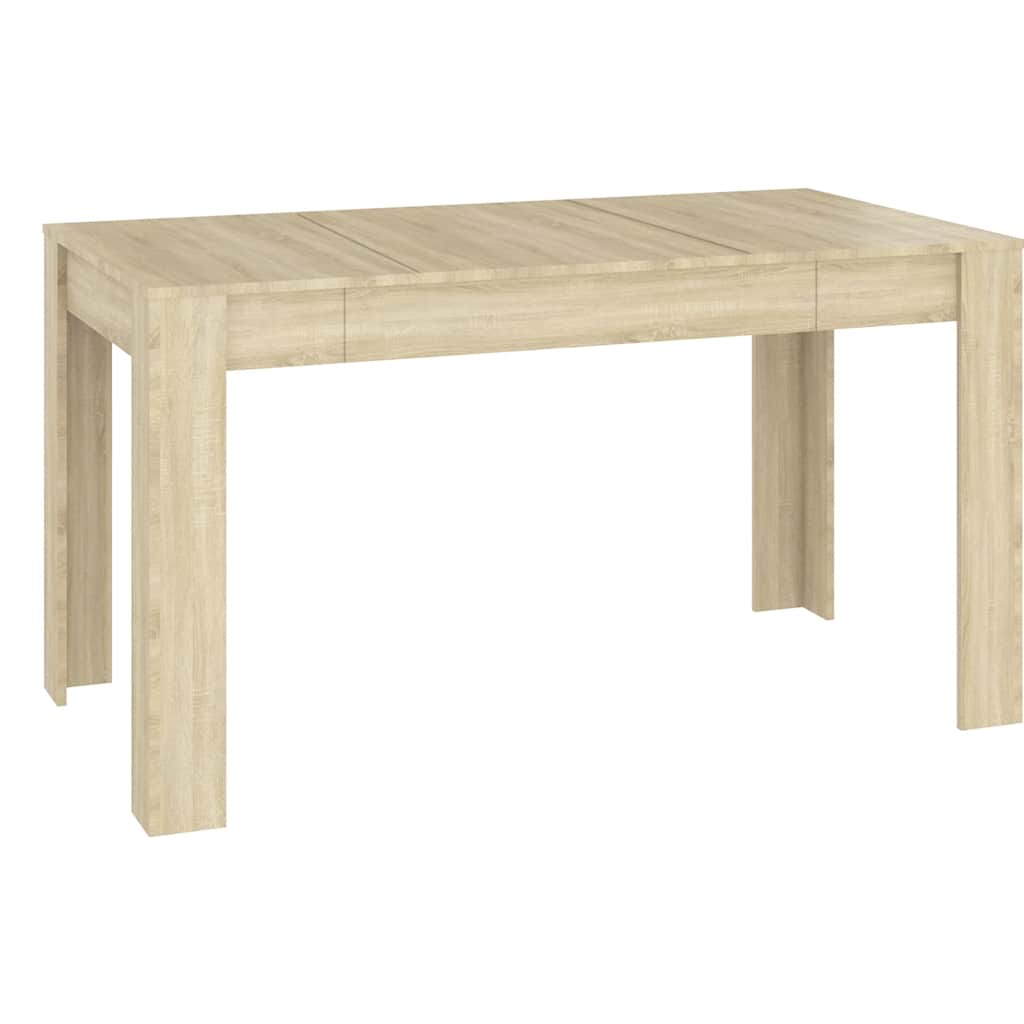 Esstisch Weiß 140x74,5x76 cm Holzwerkstoff