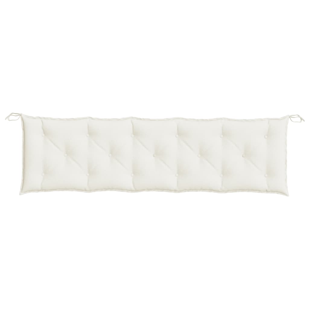 Gartenbank-Auflage Melange Anthrazit 100x50x7 cm Stoff