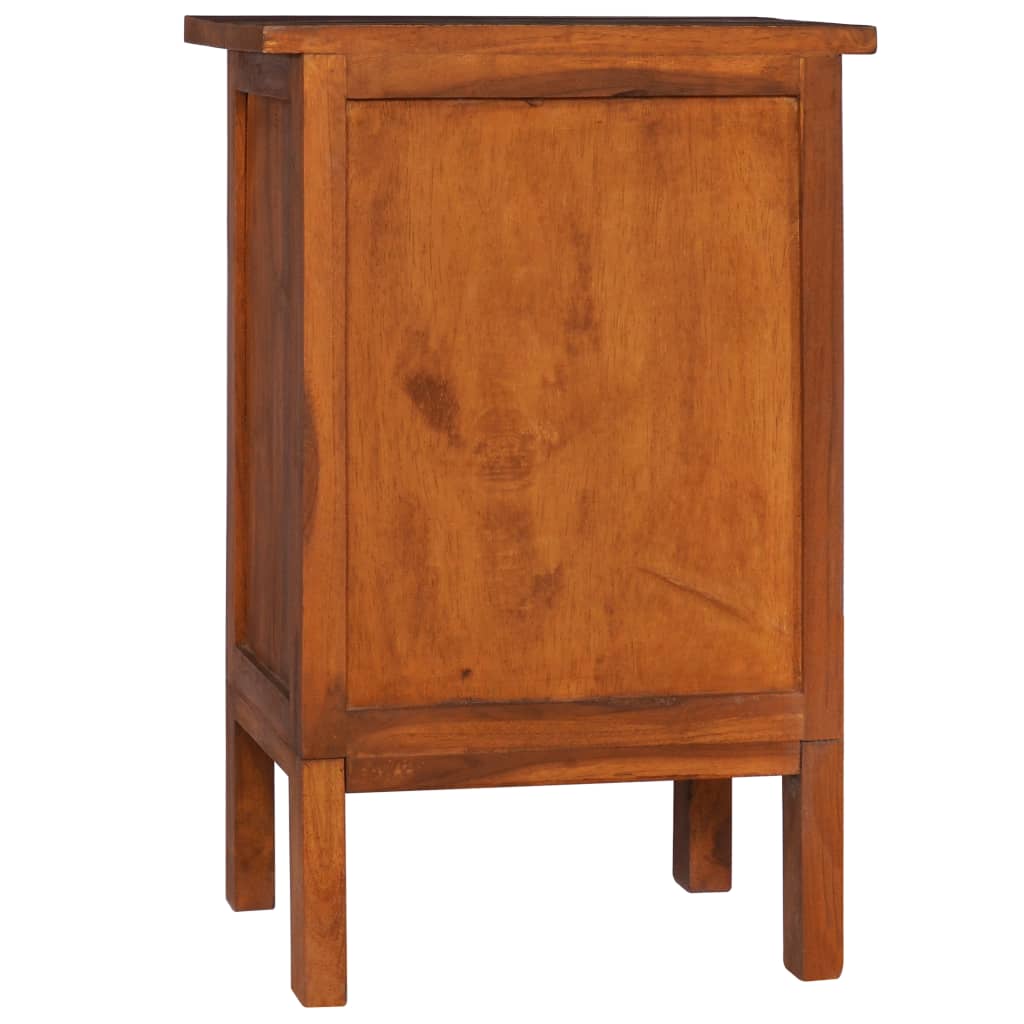 Nachttisch 40x35x60 cm Massivholz Teak