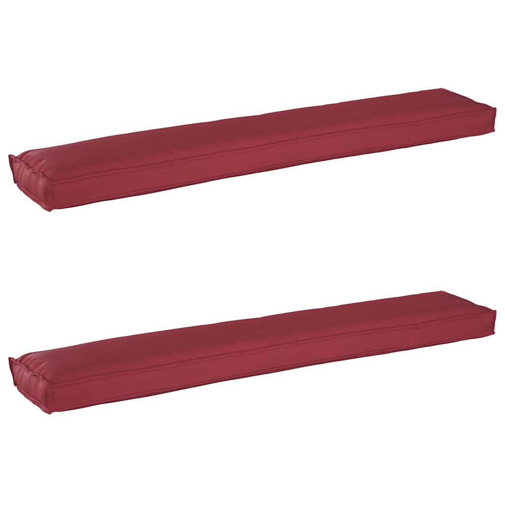Palettenkissenset 2 pcs Anthrazit 200 x 40 x 8 cm Oxford-Gewebe