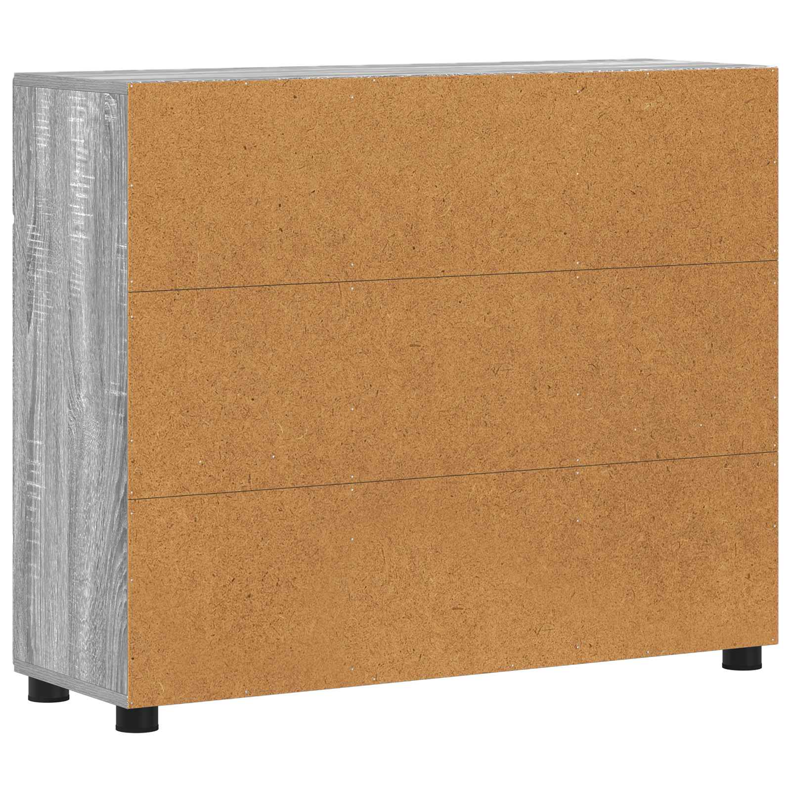Highboard mit Regal FLORIN Weiß 60 x 35 x 182 cm Holzwerkstoff