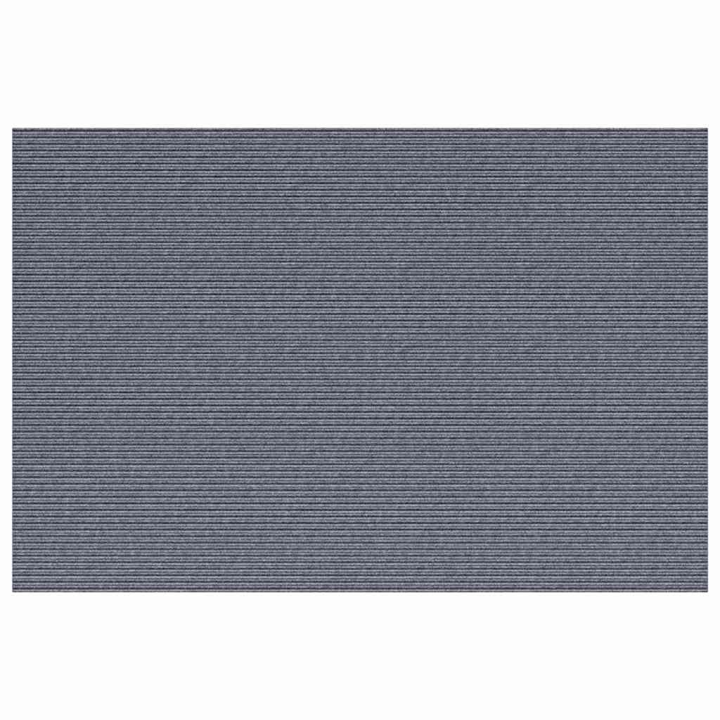 Teppichläufer Grau 80 x 150 cm Stoff