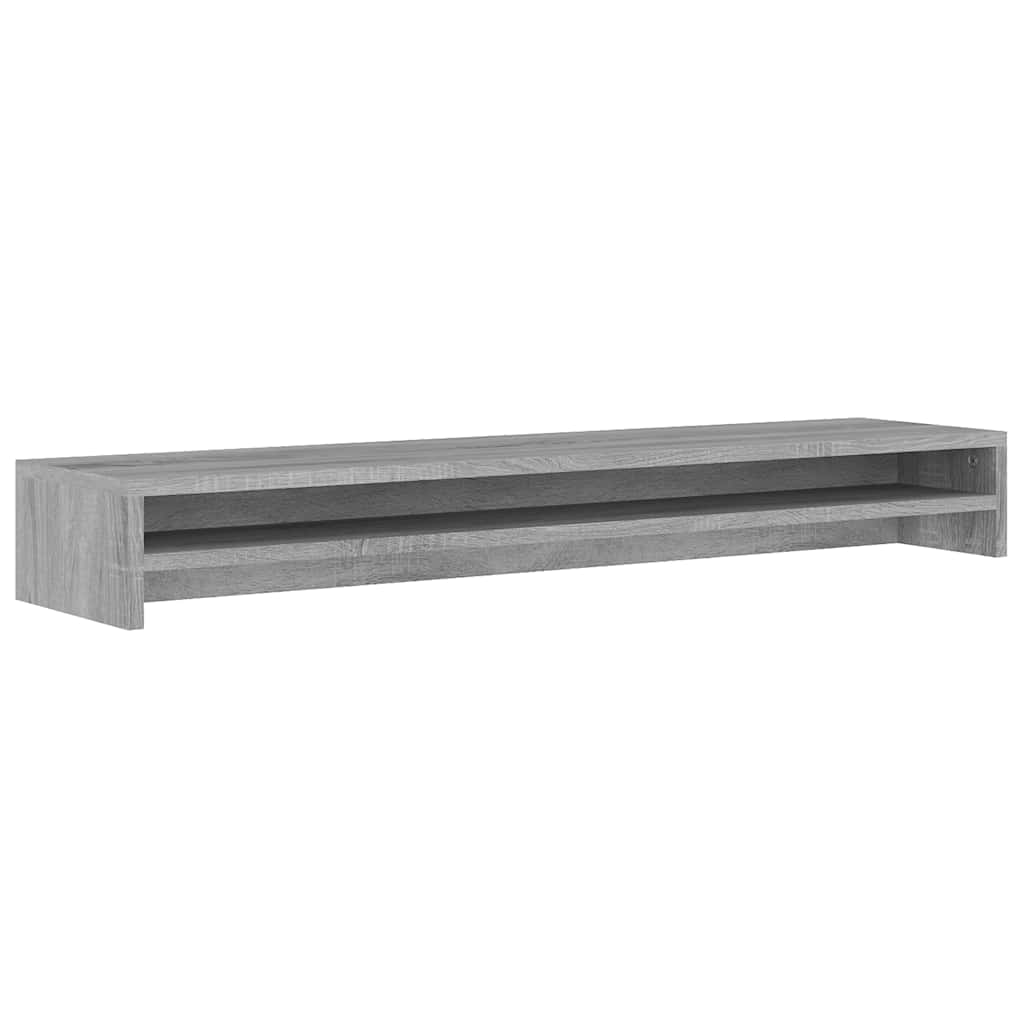 Monitorständer Weiß 100x24x13 cm Holzwerkstoff
