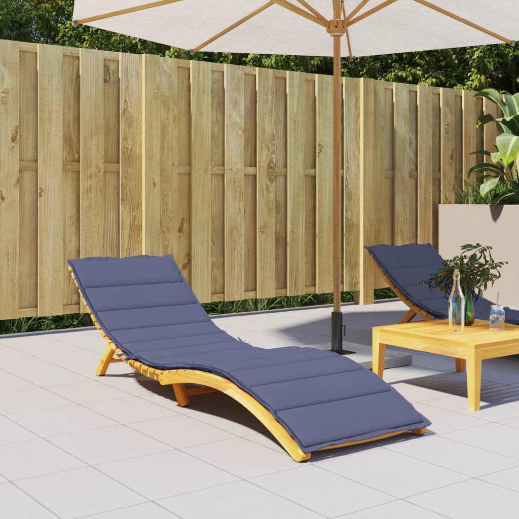 Liege-Kissen Blatt Blattmuster 200 x 70 x 3 cm Oxford-Stoff
