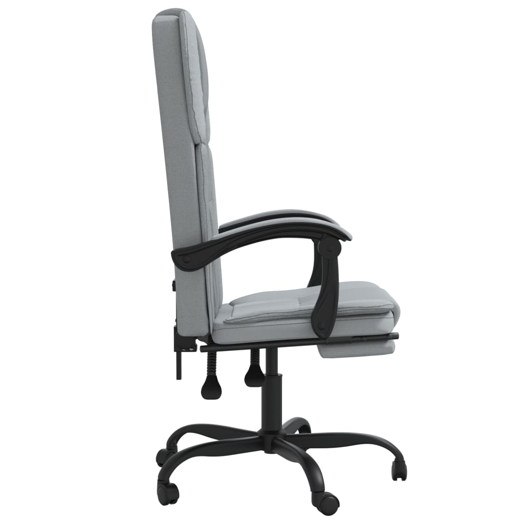 Bürostuhl mit Liegefunktion Taupe Stoff