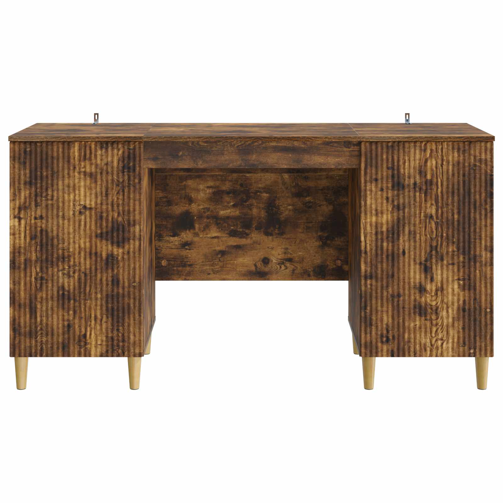 Schreibtisch mit Regal Schwarz 142,5 x 50 x 75 cm Holzwerkstoff