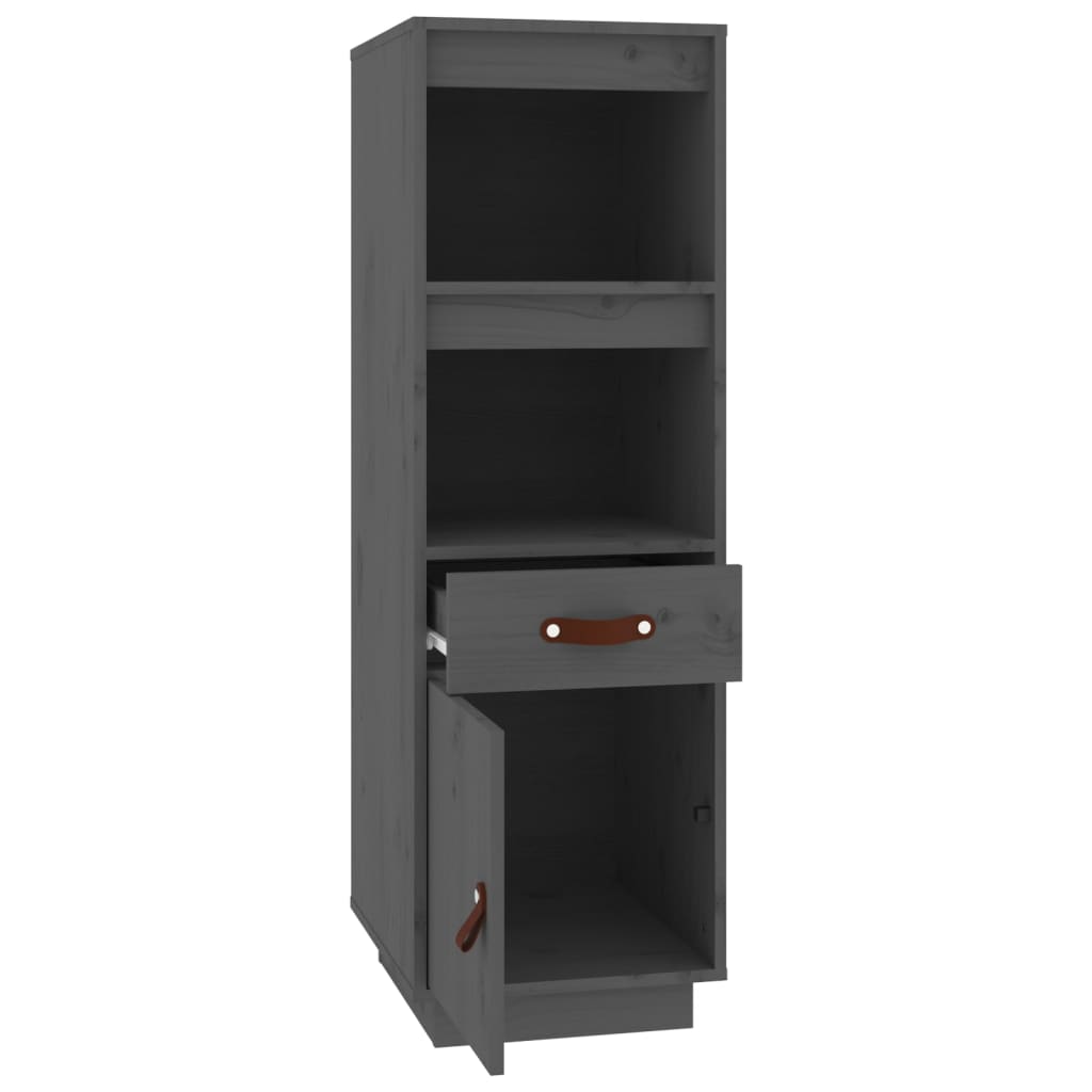 Highboard 34x40x108,5 cm Massivholz Kiefer