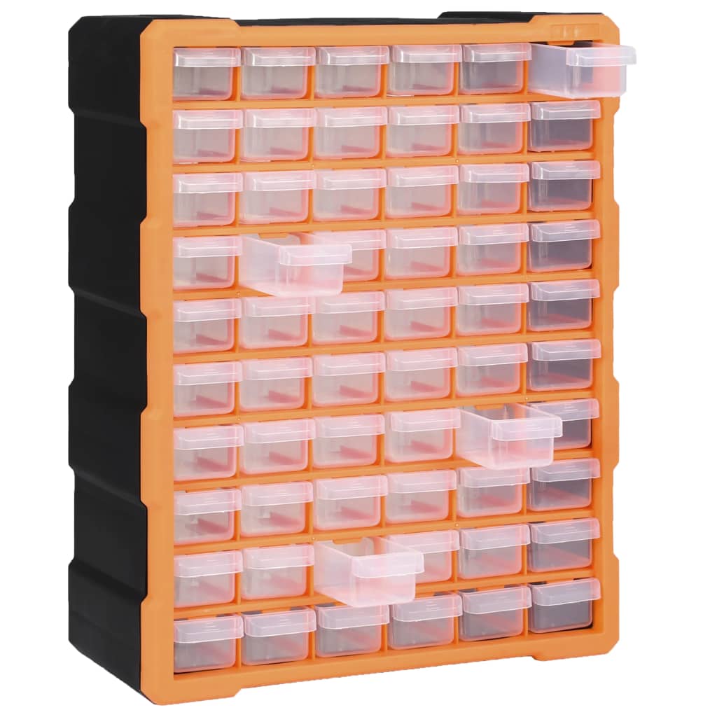 Multi-Schubladen-Organizer mit 64 Schubladen 52x16x37,5 cm