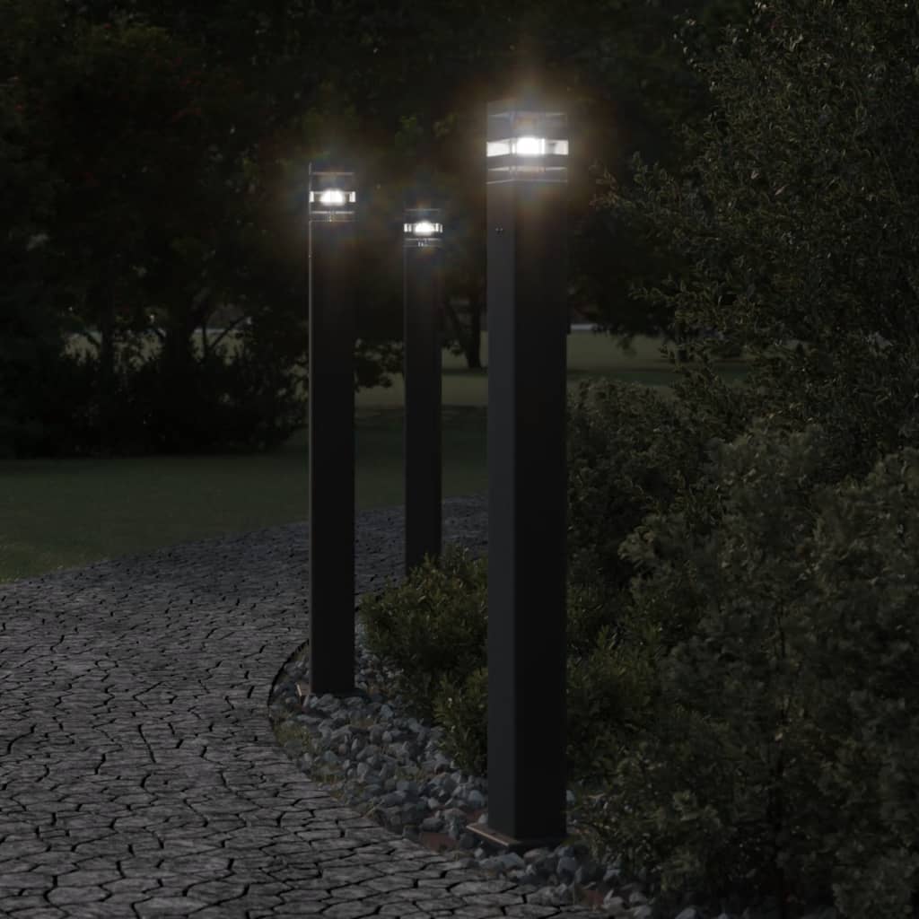 Wegeleuchte Schwarz 50 cm Aluminium