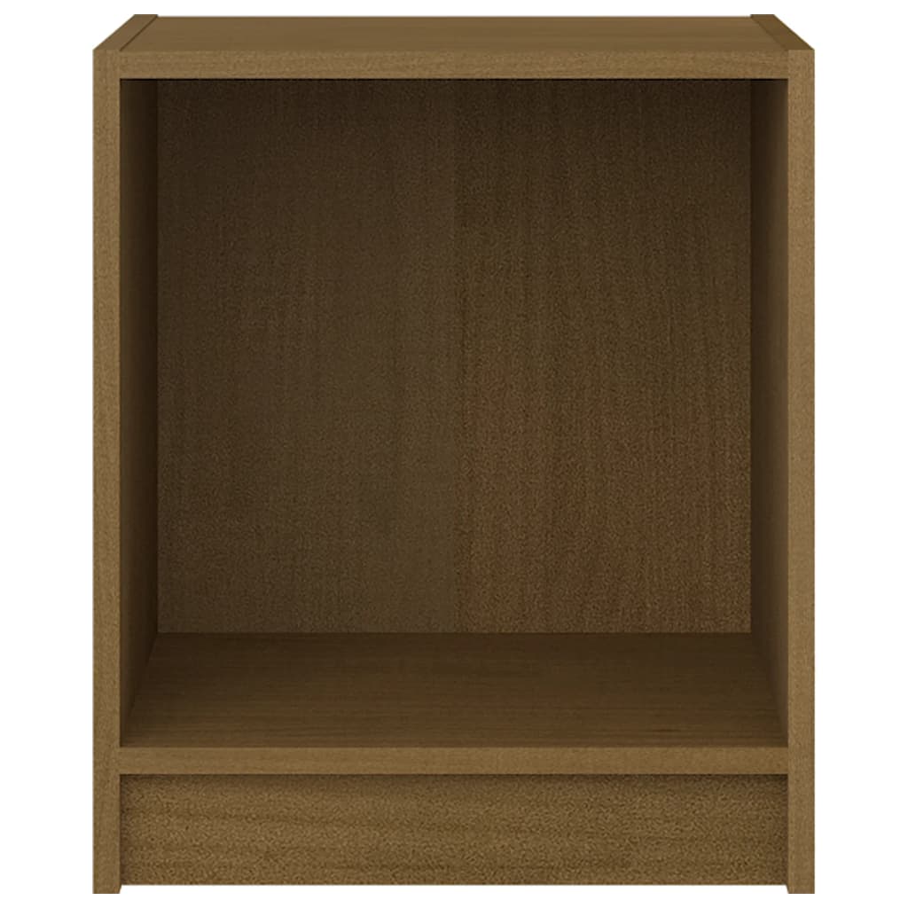Nachttisch 35,5x33,5x41,5 cm Massivholz Kiefer