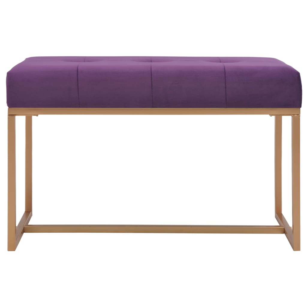 Bank 80 cm Grün Samt