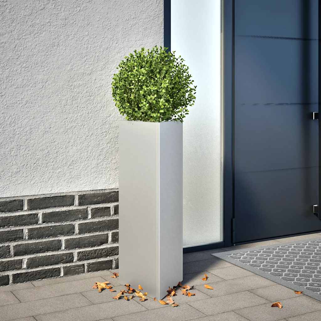 Pflanzkübel 30x26x75 cm Cortenstahl
