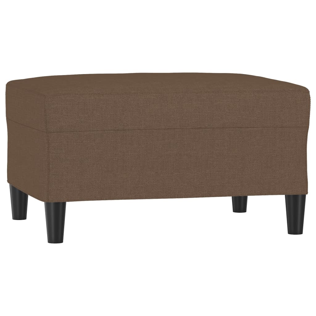 Fußhocker Hellgrau 60x50x41 cm Stoff
