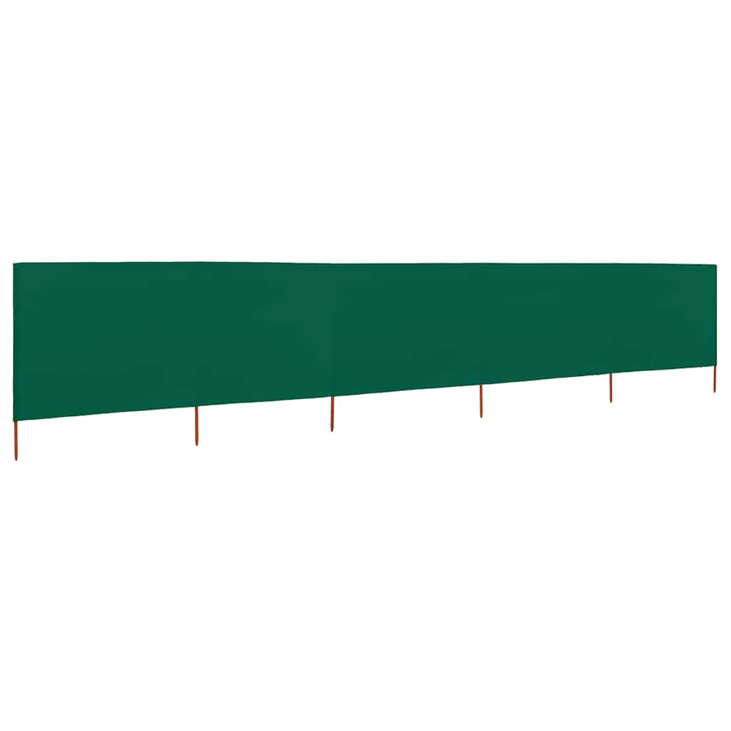 3-teiliges Windschutzgewebe 400 x 120 cm Weiß